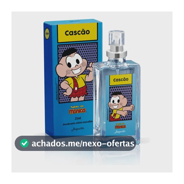 Perfume Cascão Jequiti 25ml  Marcante Com Tecnologia