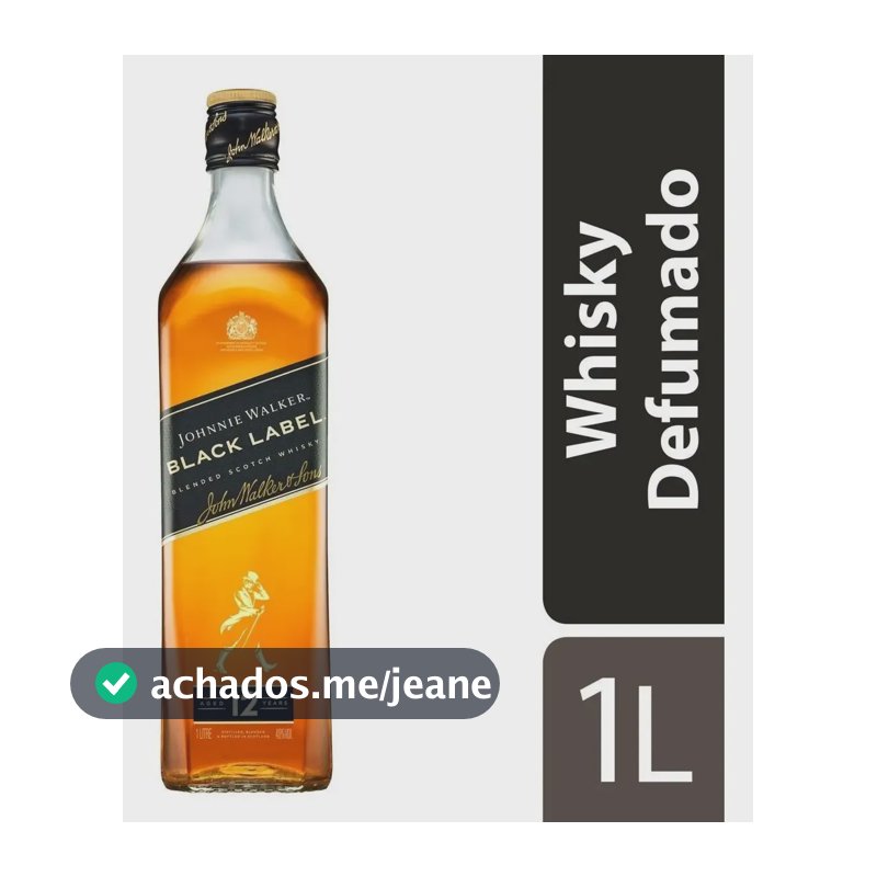 Whisky Johnnie Walker Black Label de 1L