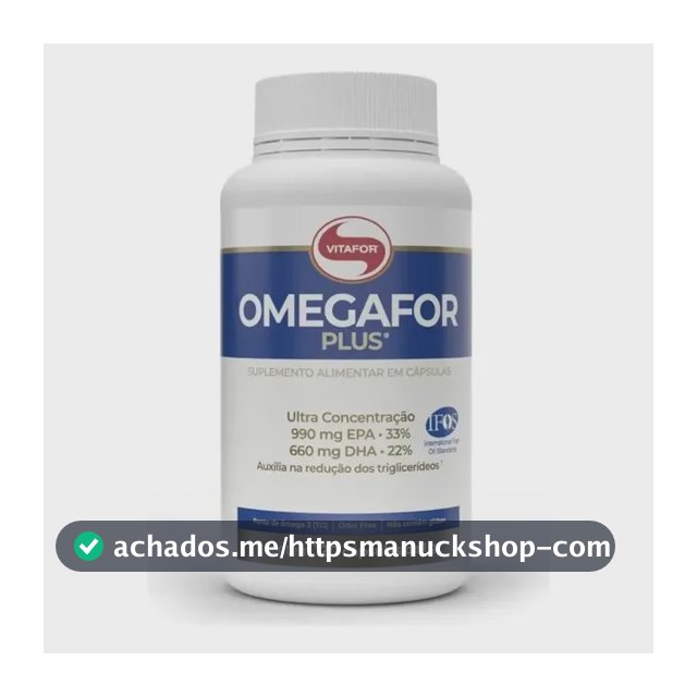 Omegafor Plus 120 Cápsulas Ômega 3 Vitafor