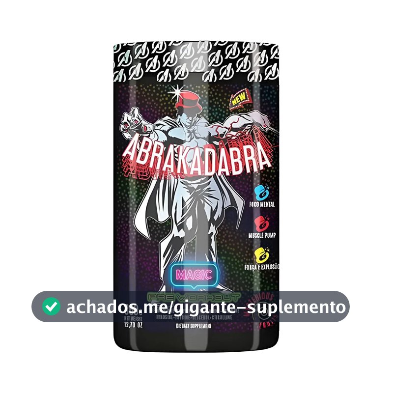 Pré Treino Maxeffect Pó 360g Sabor Mysterious Fruits