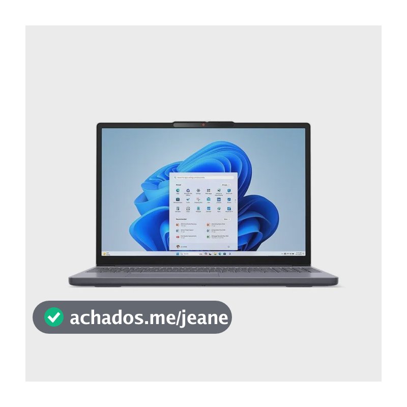 Notebook Lenovo Ideapad Slim 3 Ryzen 5 8gb 512gb Linux Cinza