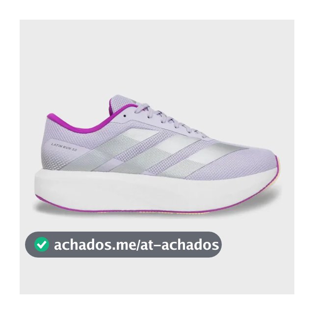 Tênis adidas Latin Run 3.0 Corrida Caminhada Treino Lilás 40 Br