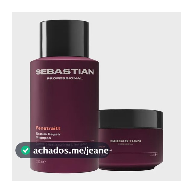 Kit Sebastian Professional Penetraitt Shampoo Máscara