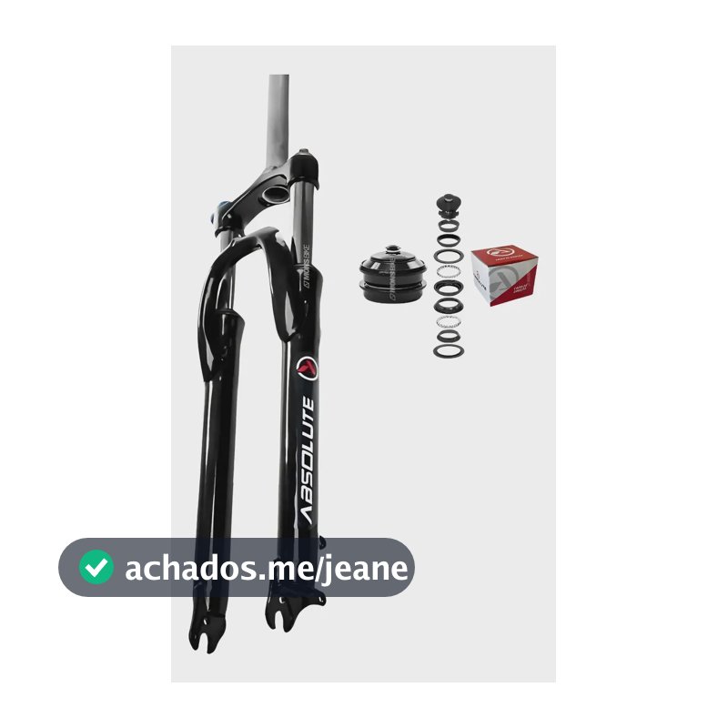 Garfo Suspensão Bike Aro 29 Absolute Mxfk18 Aheadset C Trava Preto