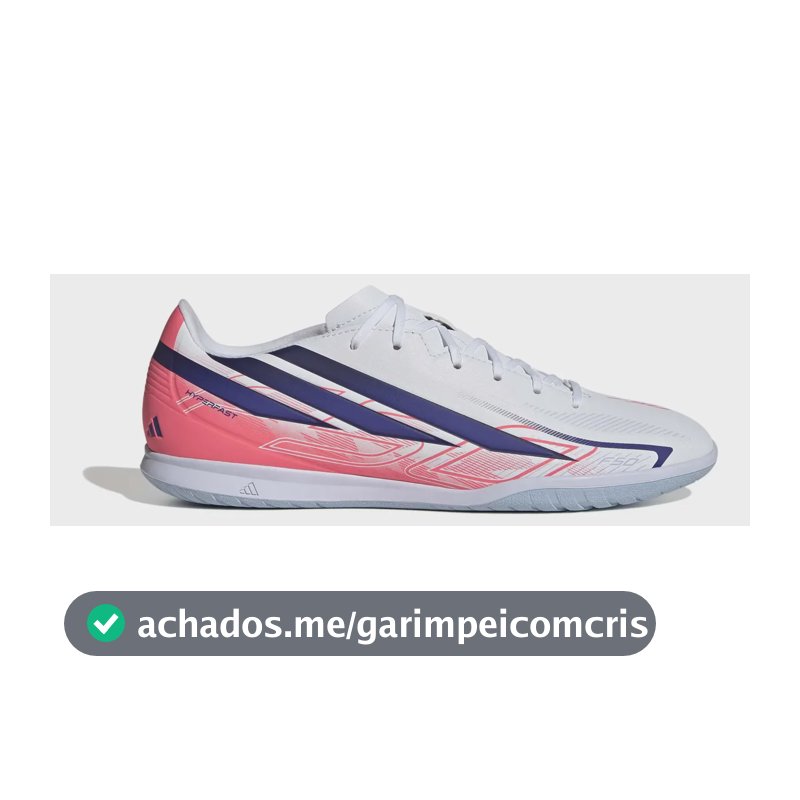 Chuteira De Futsal Masculina F50 Hyperfast Club adidas Branco 40 Br