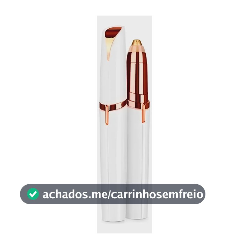 Caneta Depiladora De Sobrancelha Elétrica Tira Pelos Branco 127/220v