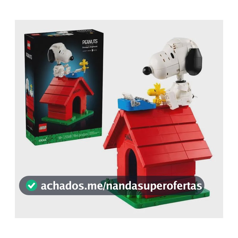 Lego Ideas Peanuts: A Casinha Do Snoopy 964