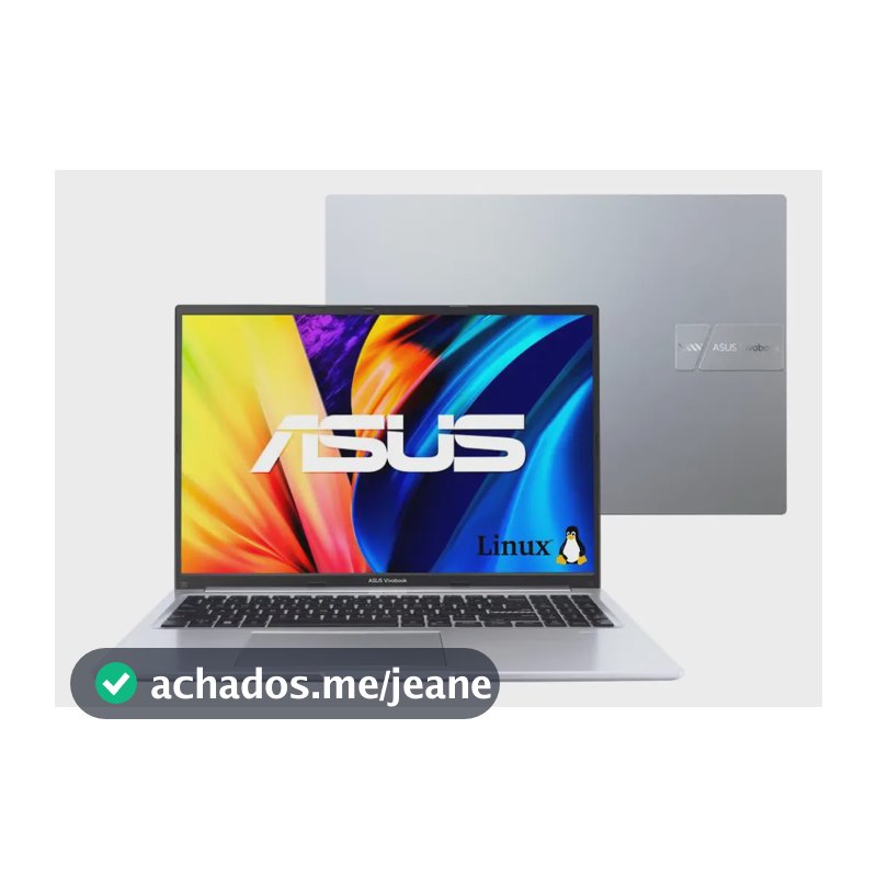 Notebook Asus Vivobook 16 Intel Core I7 1355u 8gb 512ssd Ips Cool Silver