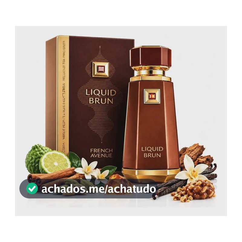 Perfume Arabe Liquid Brun Lattafa 100ml Alta Fixacao