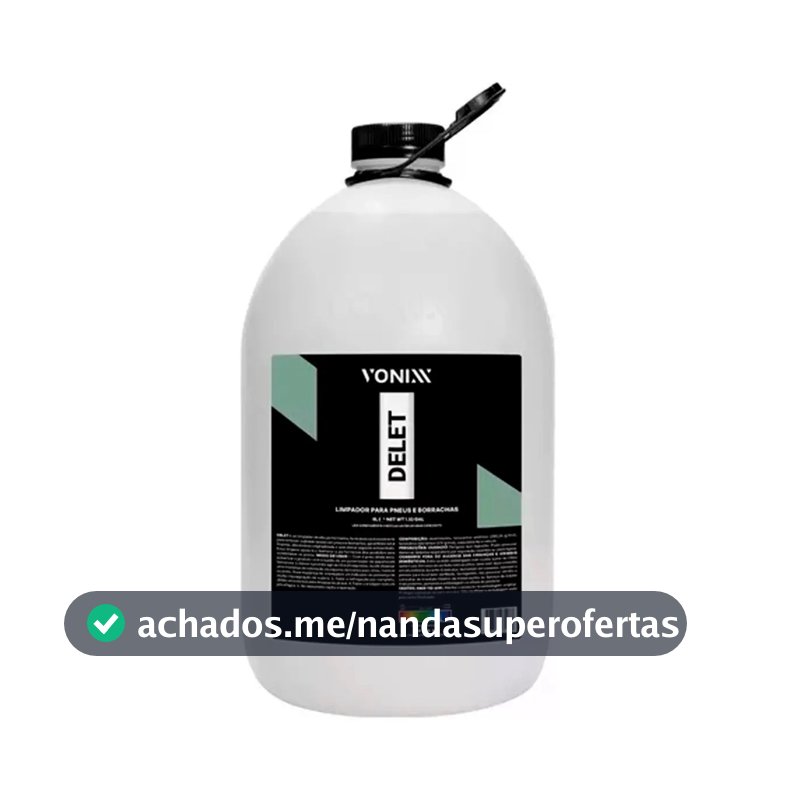 Delet Limpador Para Pneus E Borrachas 5l - Vonixx
