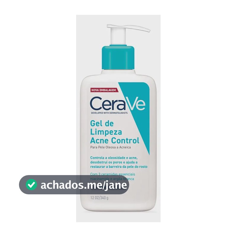 Gel De Limpeza Acne Control Para Pele Oleosa 340g Cerave
