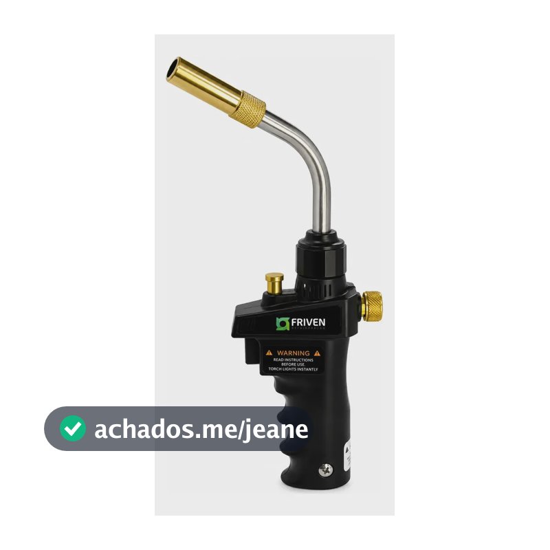 Maçarico Portátil Profissional Automático Turbo Touch Mapp