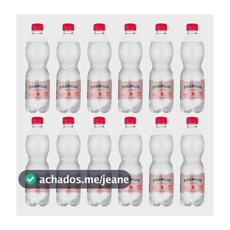 Água Mineral Premium Lindoia Com Gás 510ml Kit Com 12 Unidades