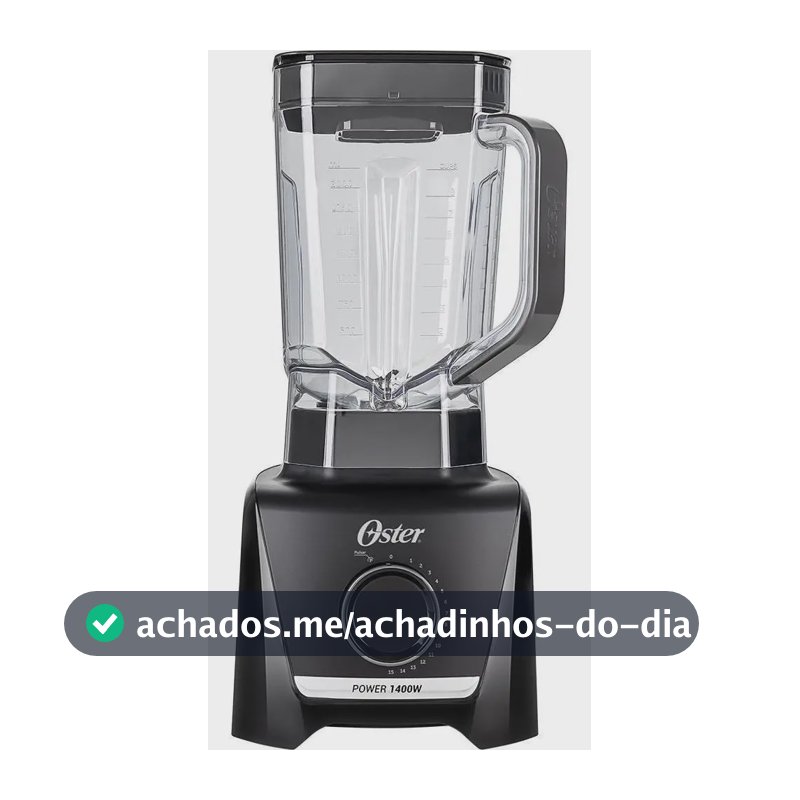 Liquidificador Oster OLIQ610 1400w Full 3,2L Cor Preto