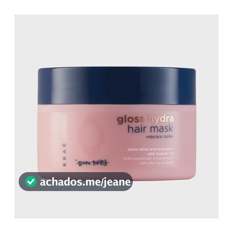 Braé Gloss Hydra By Bruna Tavares - Máscara Capilar 200g