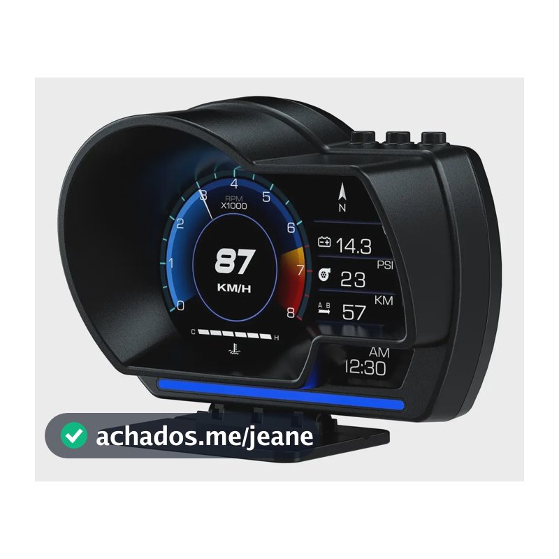 Display Hud Obd2 Universal Velocímetro E Digital P6