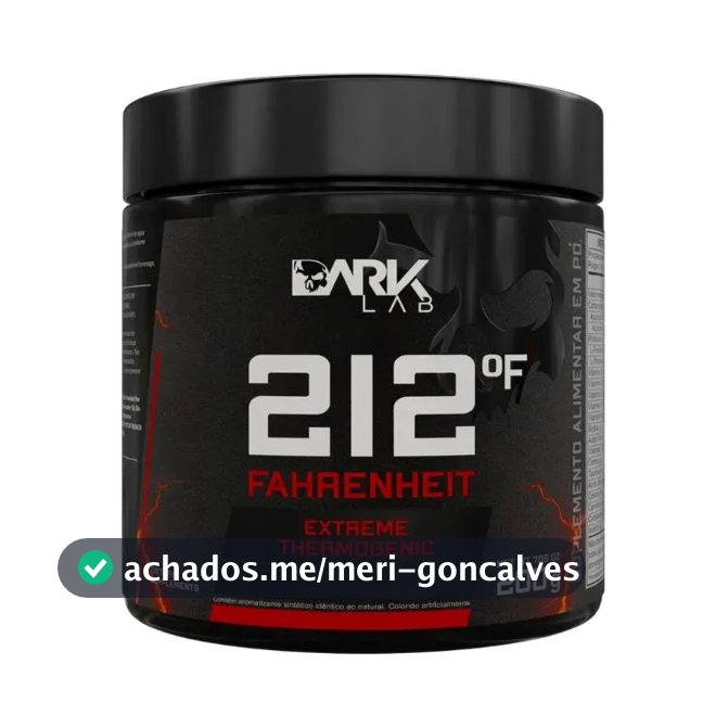 Termogênico 212 Fahrenheit Frutas Vermelhas 200g Dark Lab