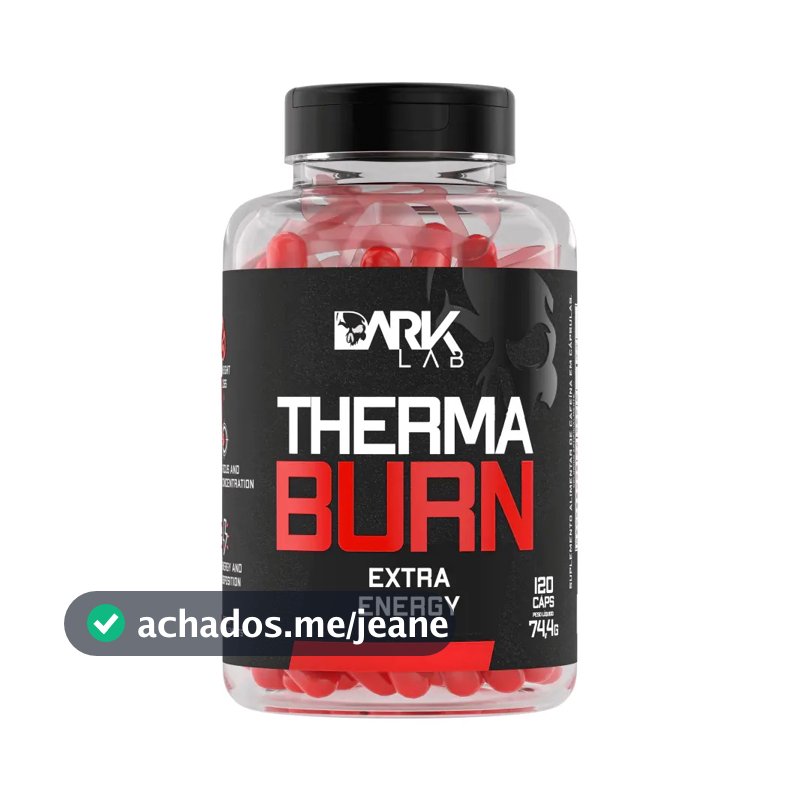 Termogênico Therma Burn 210mg De Cafeína 120 Caps Dark Lab Sabor Sem sabor