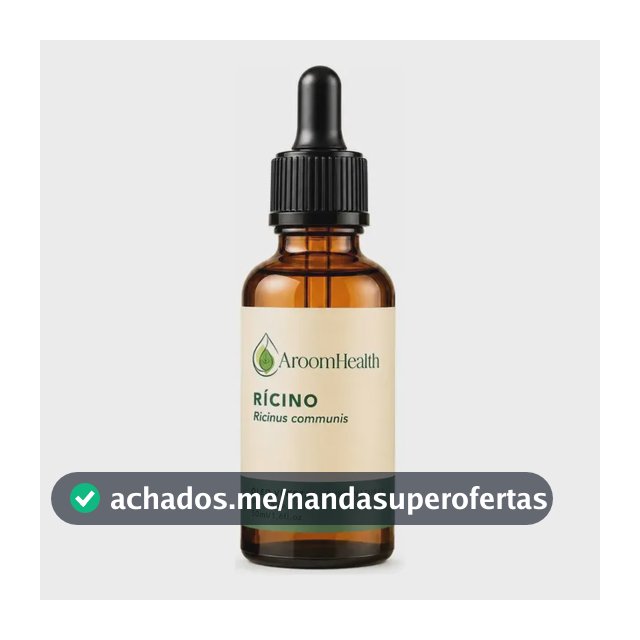 Óleo Vegetal De Rícino 100% Puro - 50ml Aroom Health