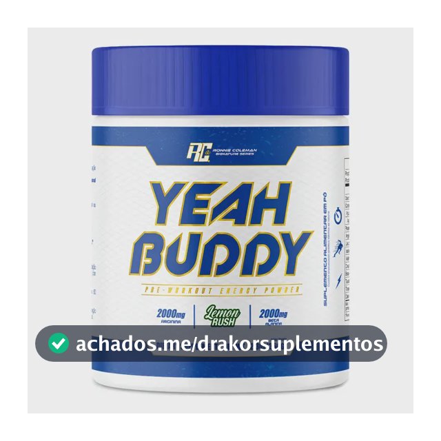 Pré Treino Yeah Buddy Ronnie Coleman 360g Lemon Rush Limon Rush