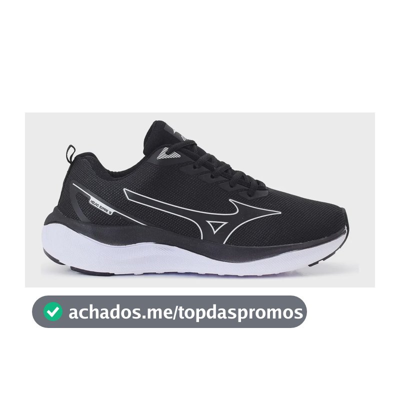 Tênis Mizuno Trainer 18 Masculino Casual Dia A Dia Treinar Preto-branco Animal Print 41 Br