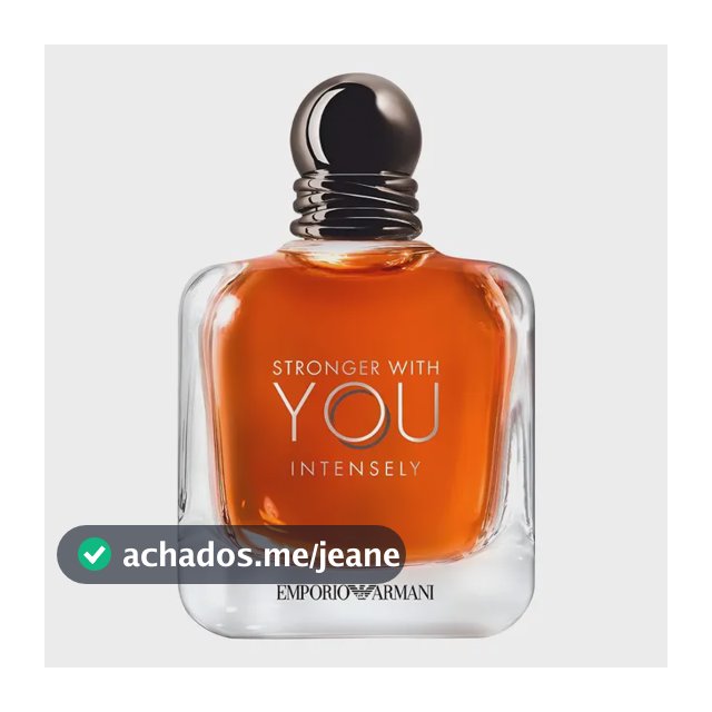 Giorgio Armani Stronger With You Intensely Edp - Perfume Masculino 100ml
