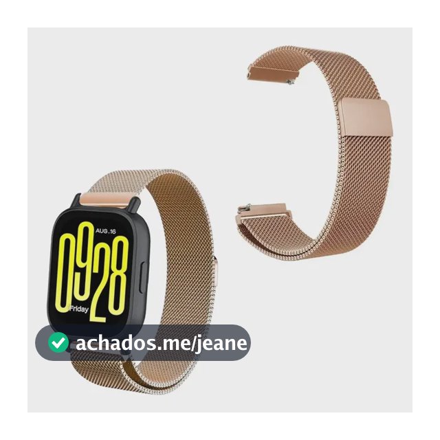 Pulseira Com Fecho Magnético Para Redmi Watch 5 Active