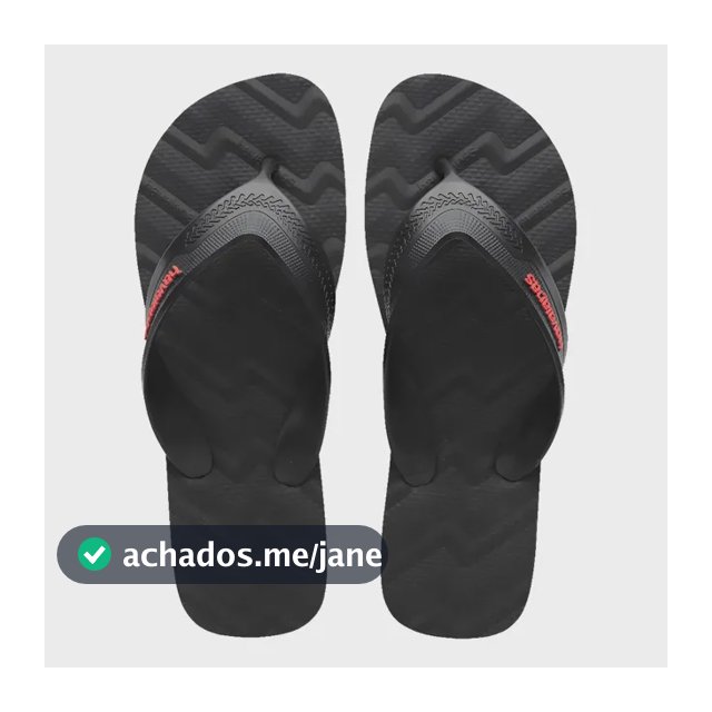 Chinelo Havaianas Masculino Track Waves Lançamento Preto