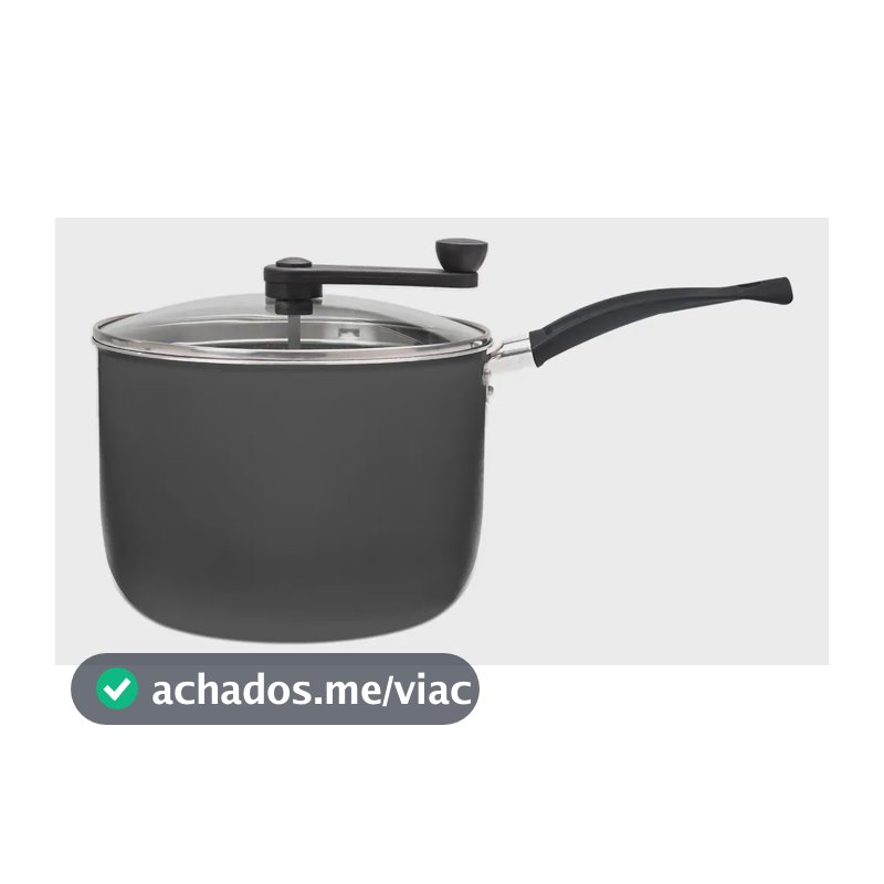 Pipoqueira Brinox Ceramic Life Rainbow Ø20cm 4,2 L Grafite
