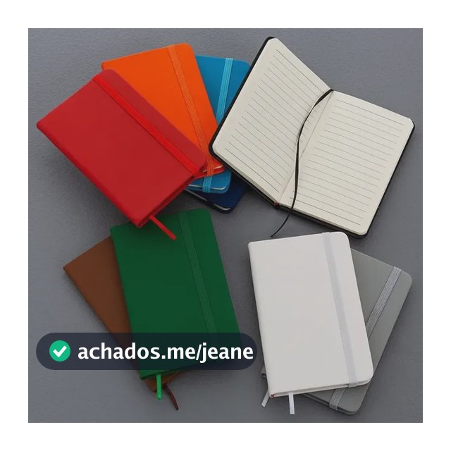 Kit 100 Caderneta Tipo Moleskine C/ Pauta Emborrachada 14x8