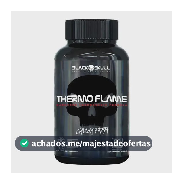 THERMO FLAME Caveira 360mg 60 Tabletes BLACKSKULL