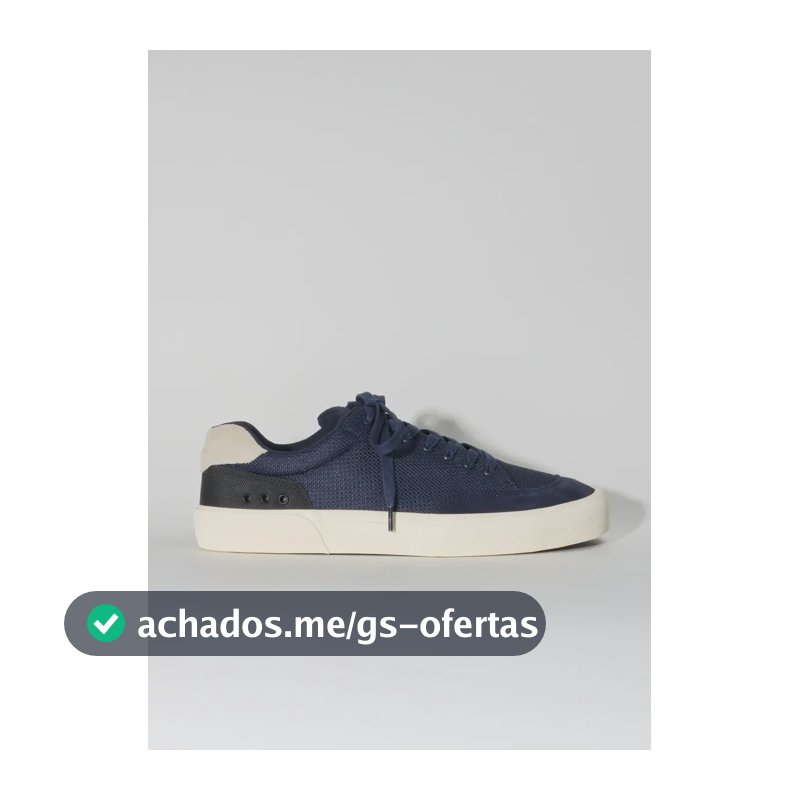 Tênis Masculino Light Laces Osklen Marinho Liso 43 Br