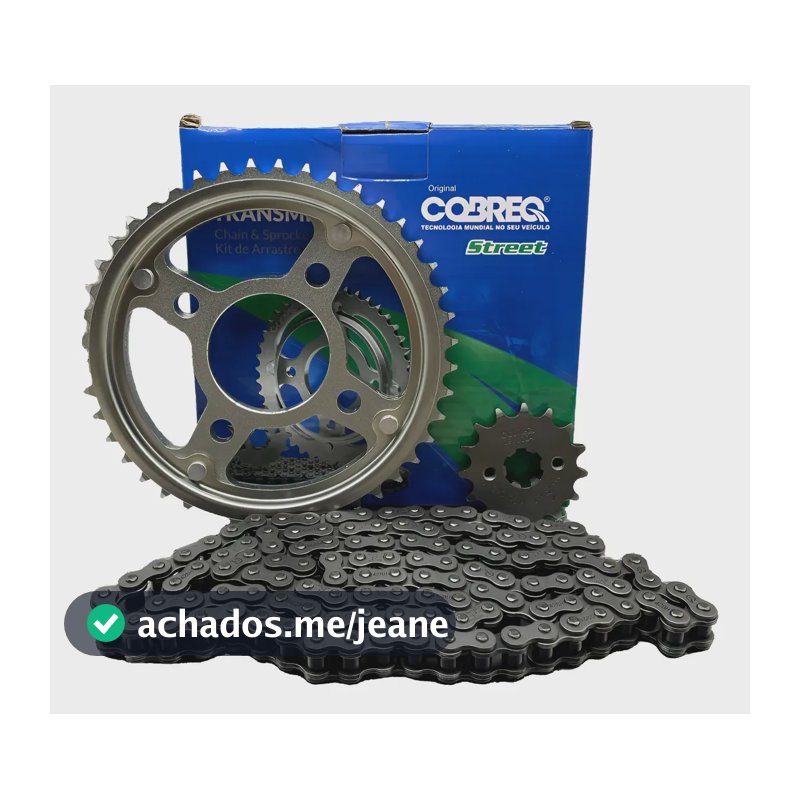 Kit Relação Transmissão Cobreq Cg 160 Titan Fan Start 160