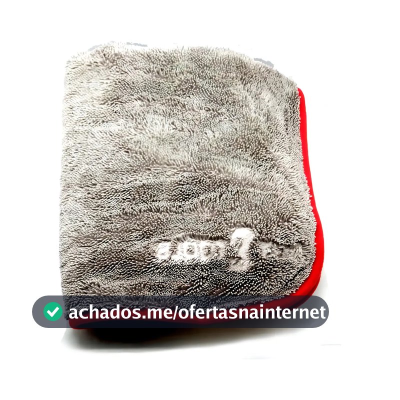 Toalha Microfibra Secagem Rápida 600gsm 90x60cm Antibacteriana Carro