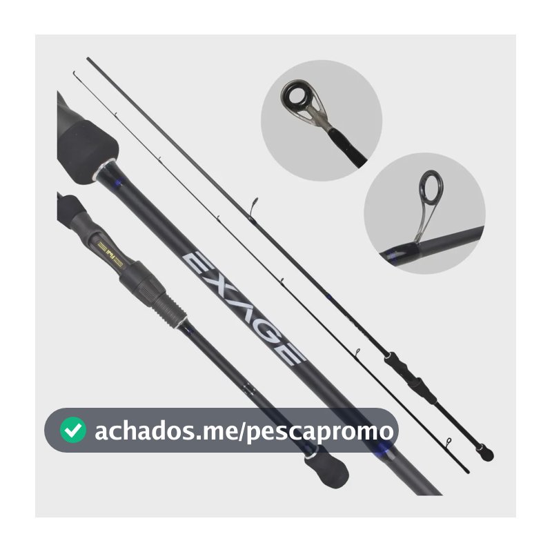Vara De Molinete Shimano Exage Ul Ajing 2 Partes 1,98m