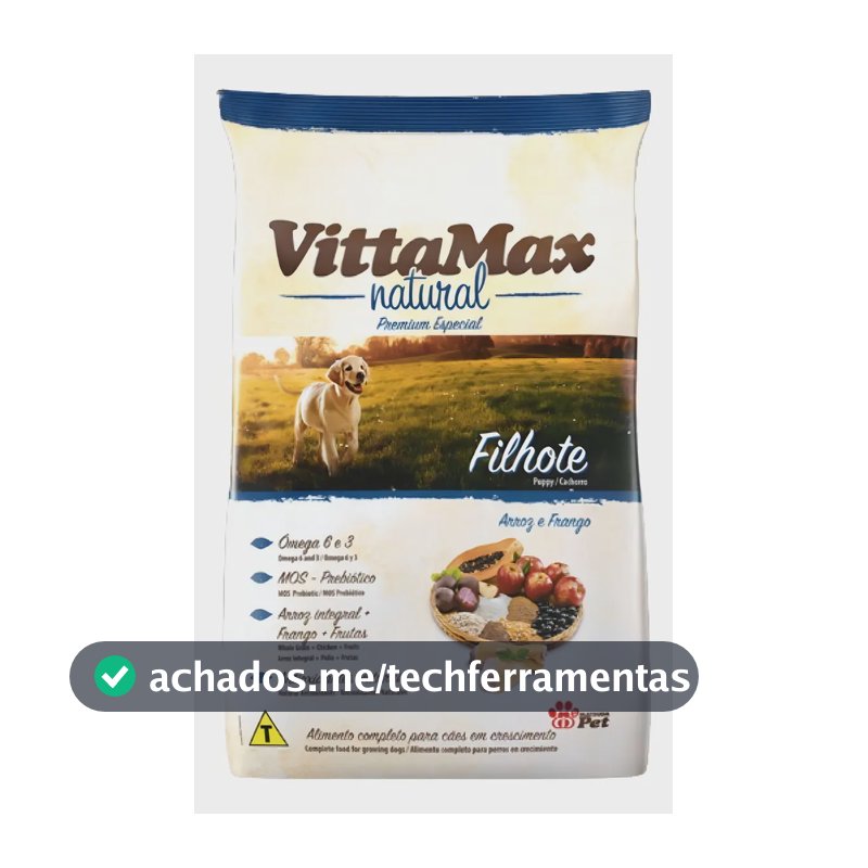 Ração Cachorro Filhote Fórmula Natural 1kg Alimento Cão Pet