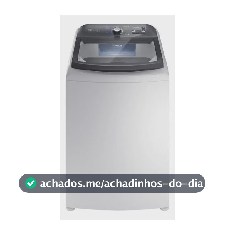 Lavadora De Roupas Electrolux 18kg Cesto Inox 11 Programas 110v Branco