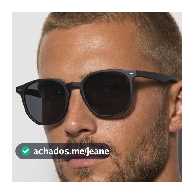 Óculos De Sol Hexagonal Unissex Premium Com Proteção Uv400