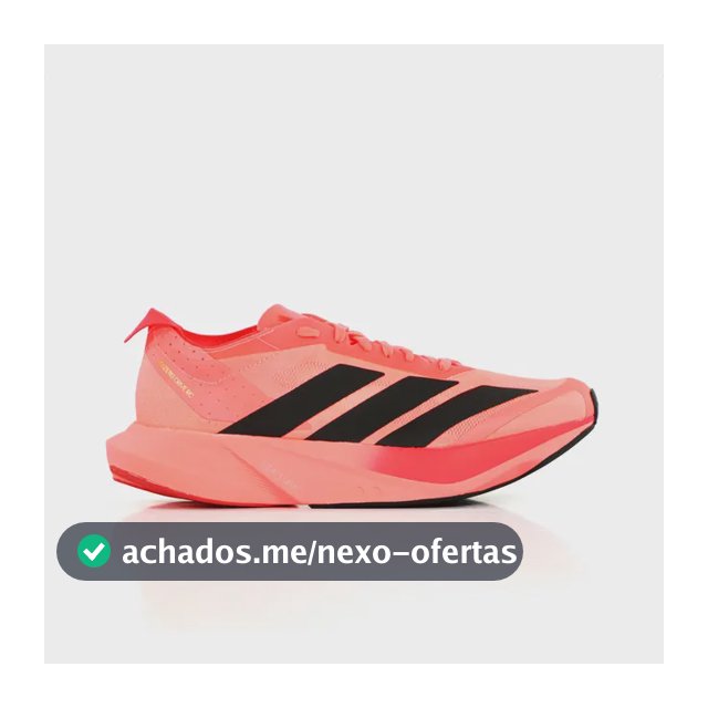 Tênis adidas Adizero Drive Rc Corrida 21 A 42 Km Lightstrike Rosa 41 Br
