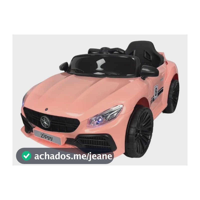 Carro Elétrico Infantil Mini Mercedes 380 - Zippy Toys - Rosa