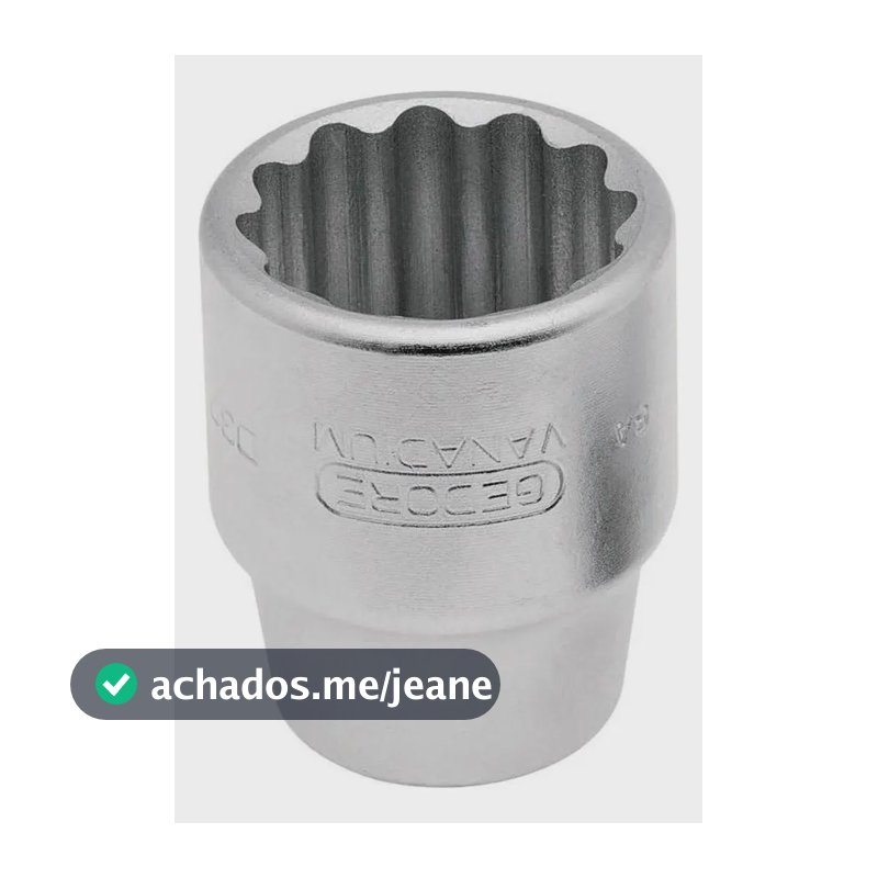 Soquete Estriado 30 Mm Com Encaixe 3/4 - Gedore