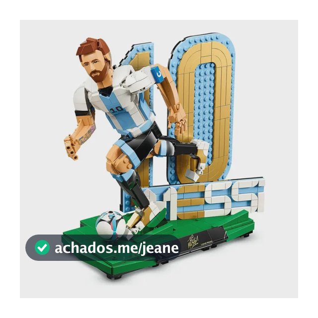 Lego Editions Football 43015 Lenda Do Futebol 958 Lionel Messi