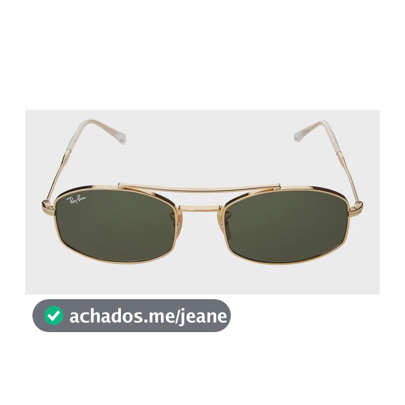 Óculos de Sol Ray-Ban Rb3719 Continua de Metal Cor de Armazón Ouro