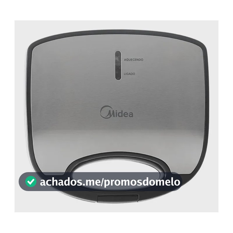 Sanduicheira Elétrica Inox Midea Inox