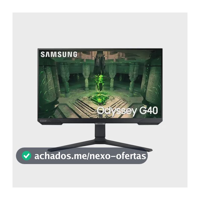 Monitor Gamer Samsung Odyssey G40 27 , 240 Hz, 1ms, Ajuste De Altura, Gsync, Freesync,hdmi, Dp, Fhd, Preto