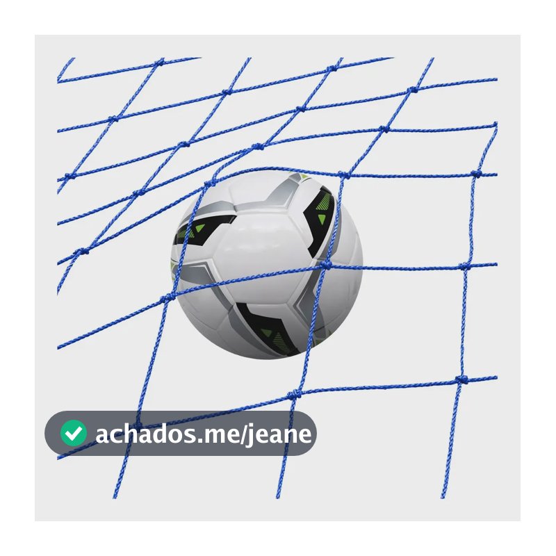 Rede De Proteção 4x20 Malha 12cm Azul