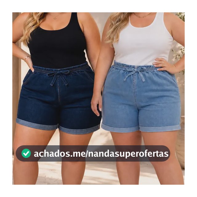 Kit 2 Short Jeans Lycra Plus Size 34 A 56 Feminino Elastico