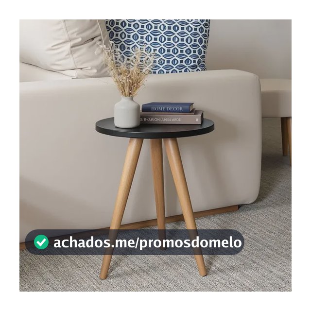 Mesinha Lateral Redonda Sala Pe Palito Mesa De Cabeceira