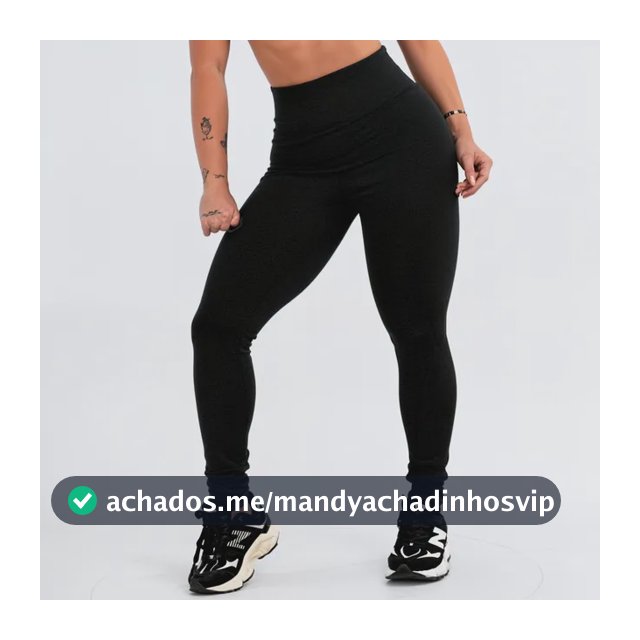 Calça Legging Leg Zero Transparência Cintura Alta Academia