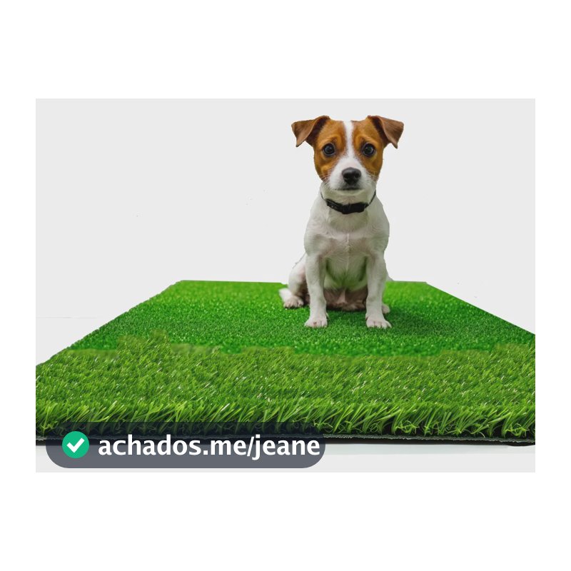 Tapete Sanitário Grama Sintética Lavável 2,00m X 0,50cm Flex